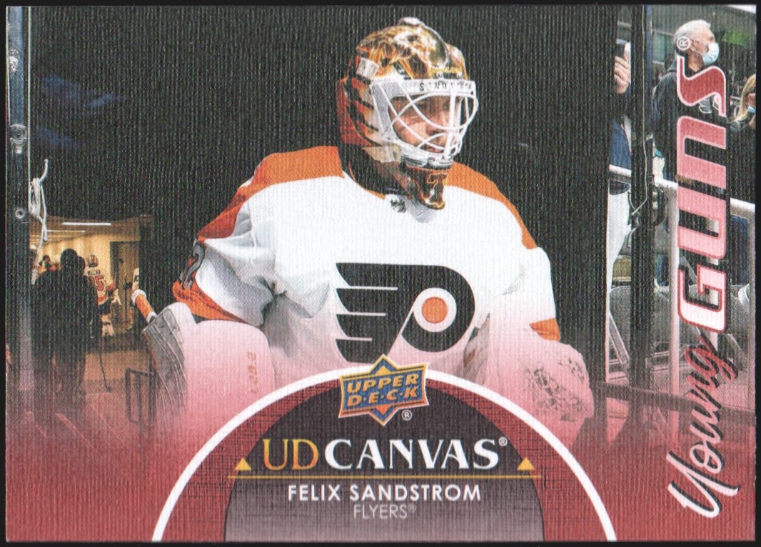 2021-22 Upper Deck Canvas #C383 Felix Sandstrom YG RC (image for) 2021-22 Upper Deck Canvas #C383 Felix Sandstrom YG RC