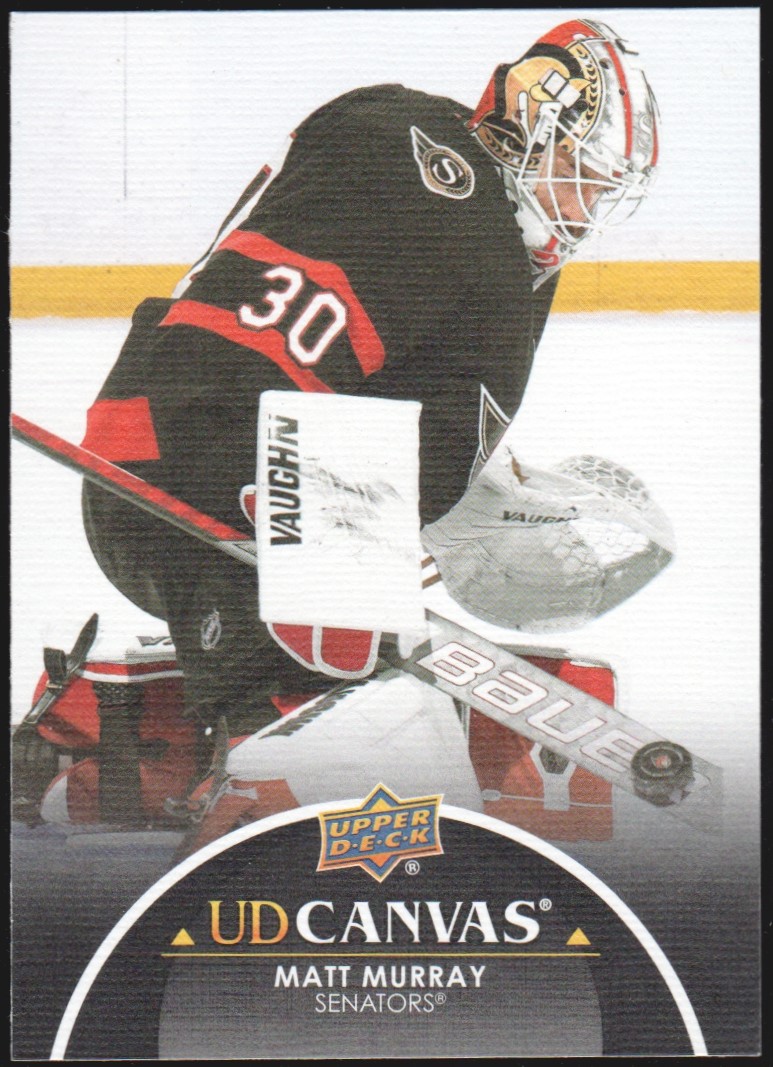(image for) 2021-22 Upper Deck Canvas Black #C58 Matt Murray