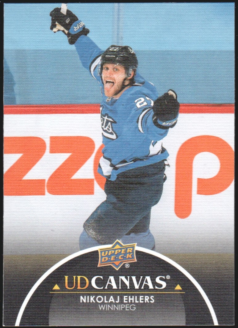 (image for) 2021-22 Upper Deck Canvas Black #C88 Nikolaj Ehlers