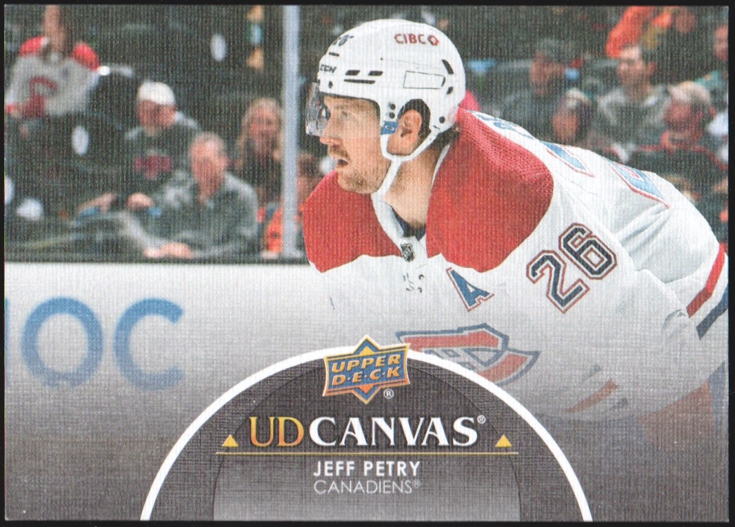 (image for) 2021-22 Upper Deck Canvas Black #C163 Jeff Petry