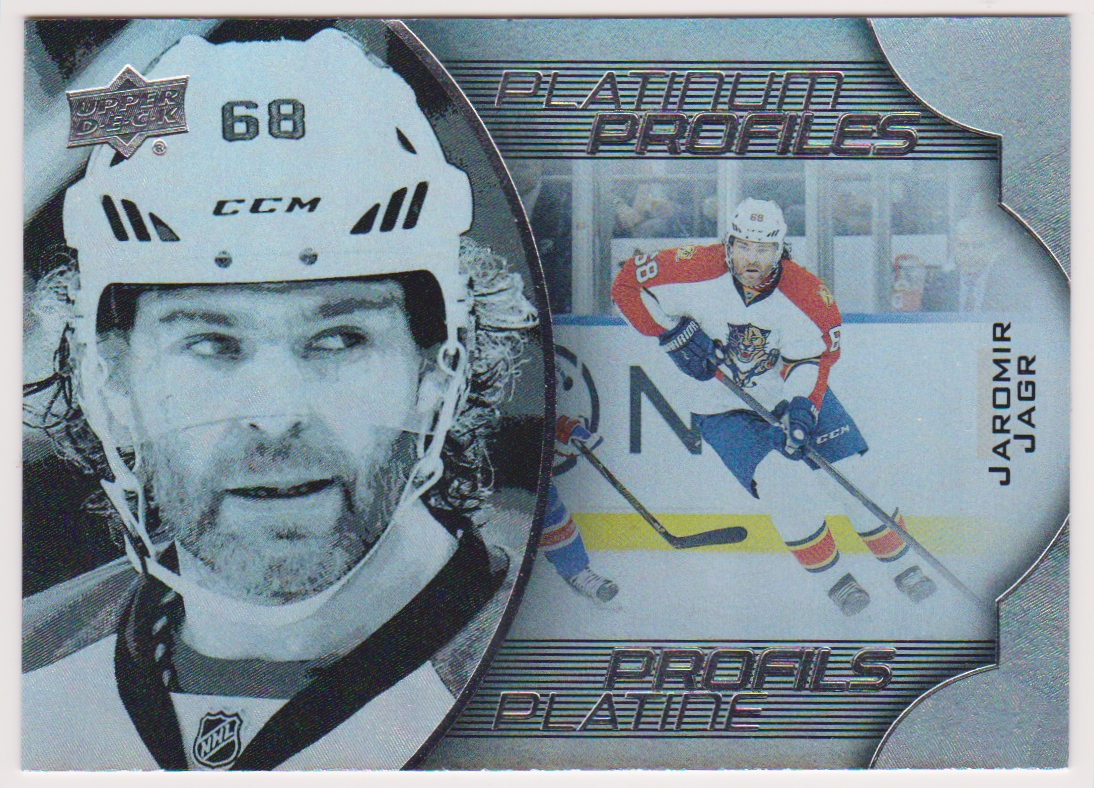 2016-17 Upper Deck Tim Hortons Platinum Profiles #PP6 Jaromir Jagr (image for) 2016-17 Upper Deck Tim Hortons Platinum Profiles #PP6 Jaromir Jagr