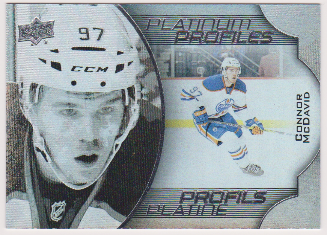 2016-17 Upper Deck Tim Hortons Platinum Profiles #PP5 Connor McDavid (image for) 2016-17 Upper Deck Tim Hortons Platinum Profiles #PP5 Connor McDavid