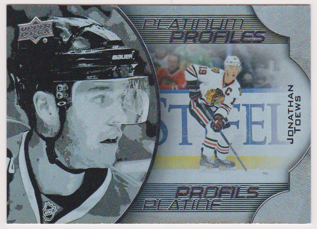 (image for) 2016-17 Upper Deck Tim Hortons Platinum Profiles #PP2 Jonathan Toews