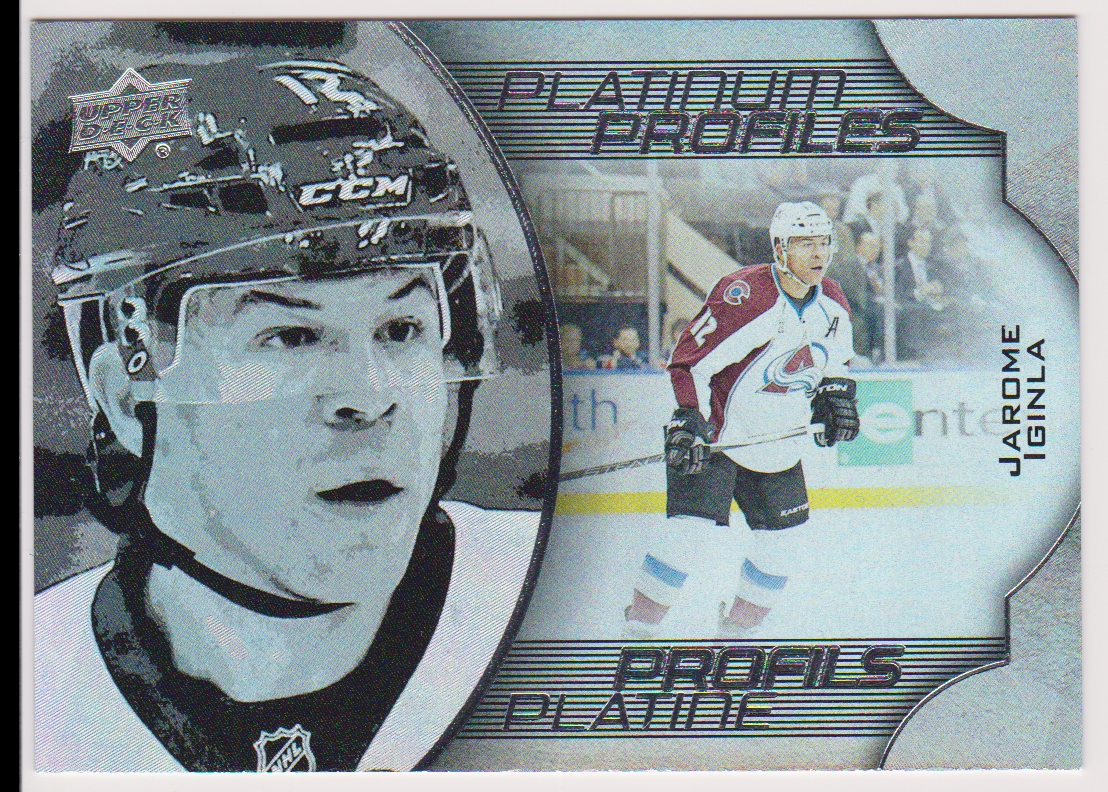2016-17 Upper Deck Tim Hortons Platinum Profiles #PP3 Jarome Iginla (image for) 2016-17 Upper Deck Tim Hortons Platinum Profiles #PP3 Jarome Iginla