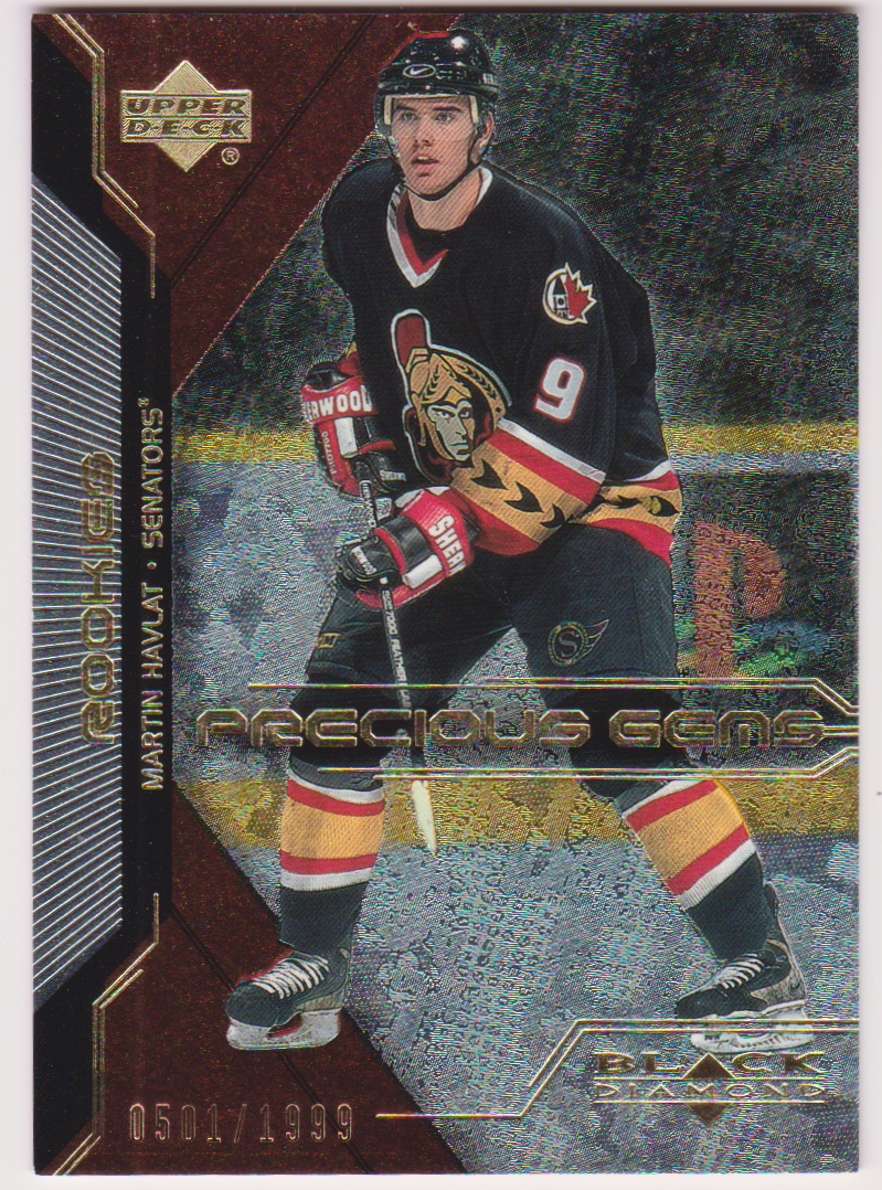 (image for) 2000-01 Black Diamond #127 Martin Havlat RC 0501/1999