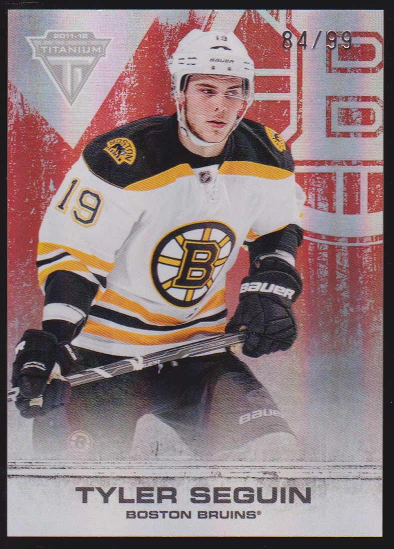2011-12 Panini Titanium Spectrum Ruby #17 Tyler Seguin 84/99 (image for) 2011-12 Panini Titanium Spectrum Ruby #17 Tyler Seguin 84/99