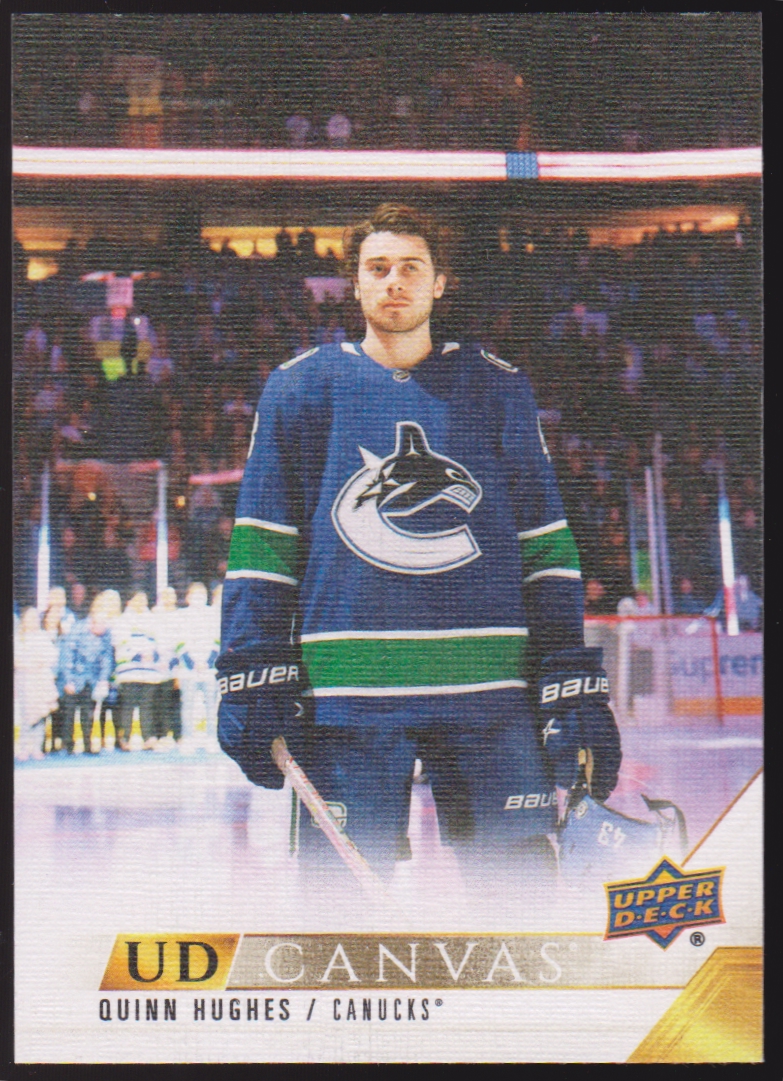 (image for) 2022-23 Upper Deck UD Canvas #C81 Quinn Hughes