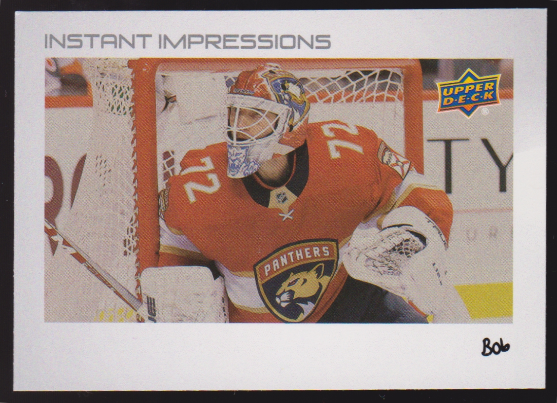 2022-23 Upper Deck Instant Impressions - Nicknames - #PZ46 Sergei Bobrovsky "Bob" (image for) 2022-23 Upper Deck Instant Impressions - Nicknames - #PZ46 Sergei Bobrovsky "Bob"