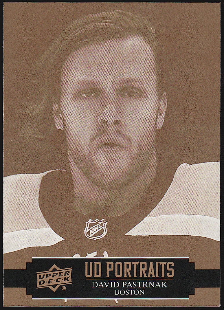 (image for) 2021-22 Upper Deck Portraits #P18 David Pastrnak