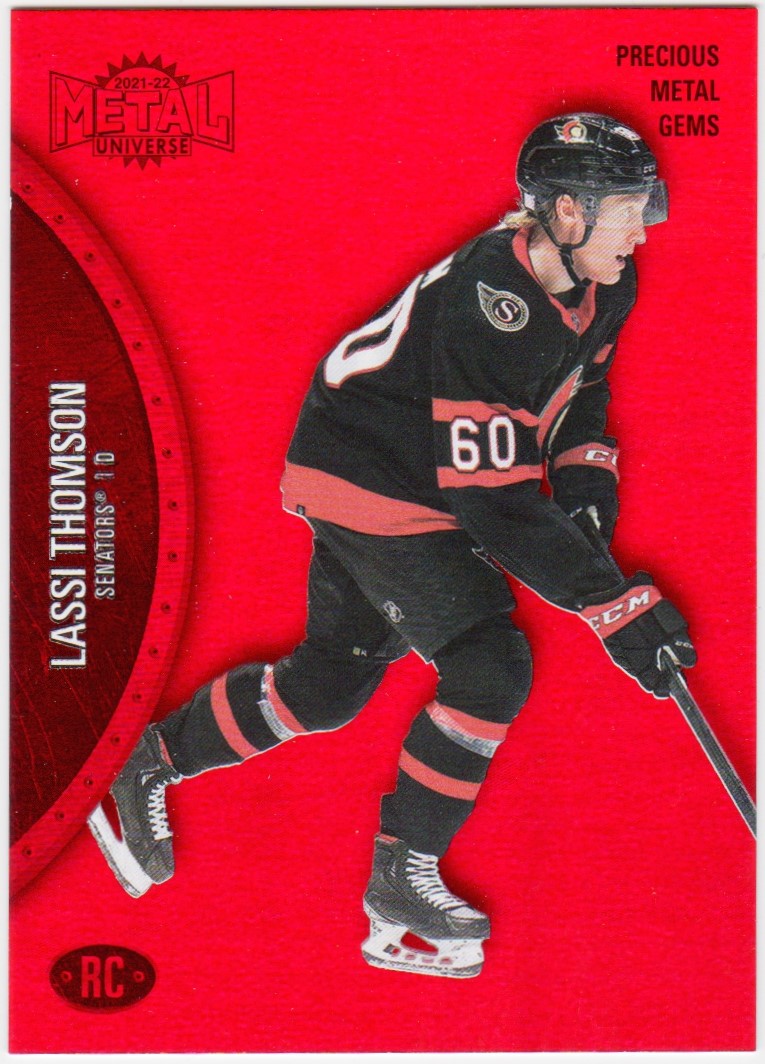 (image for) 2021-22 Metal Universe Precious Metal Gems Red #194 L. Thomson