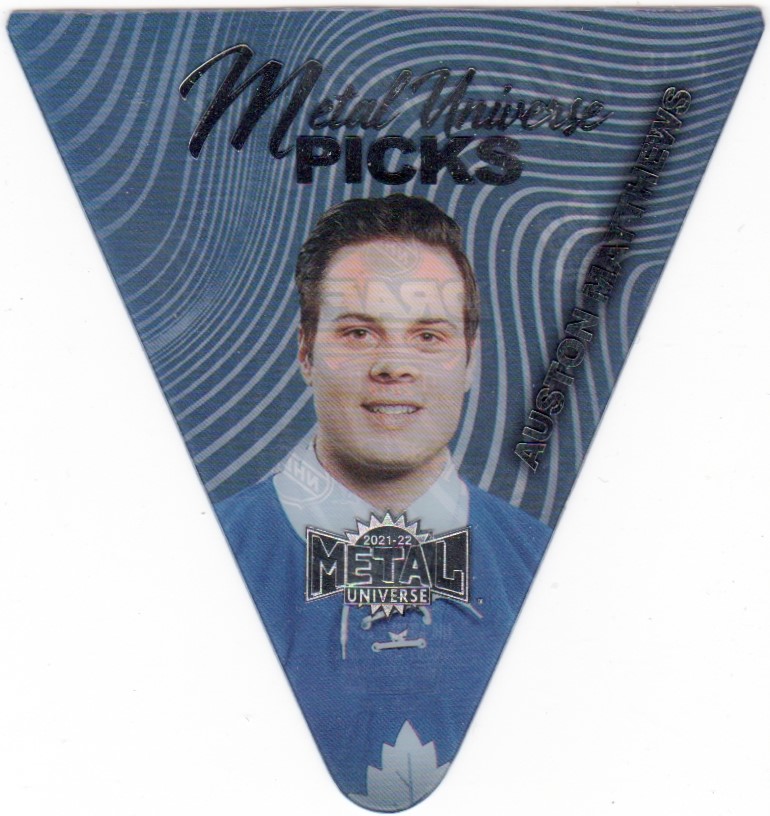 (image for) 2021-22 Metal Universe Skybox Metal Picks #P15 Auston Matthews