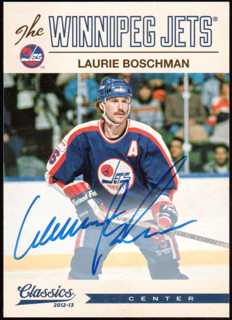 2012-13 Classics Signatures Autographs #200 Laurie Boschman (image for) 2012-13 Classics Signatures Autographs #200 Laurie Boschman