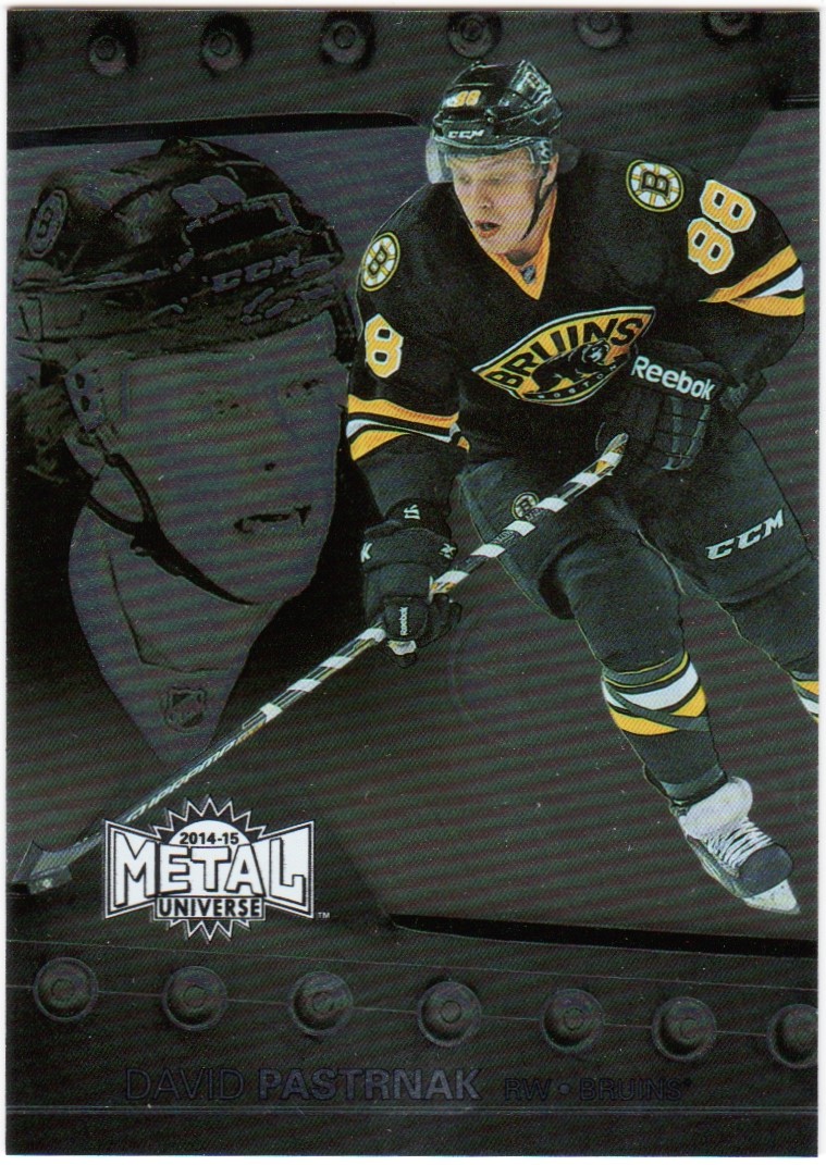(image for) 2014-15 Fleer Showcase Metal Universe #25 David Pastrnak RC