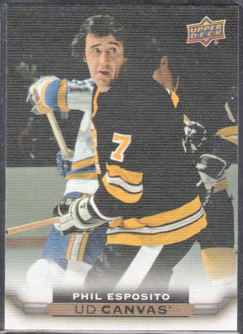(image for) 2015-16 Upper Deck Canvas #C245 Phil Esposito RETIRED SSP