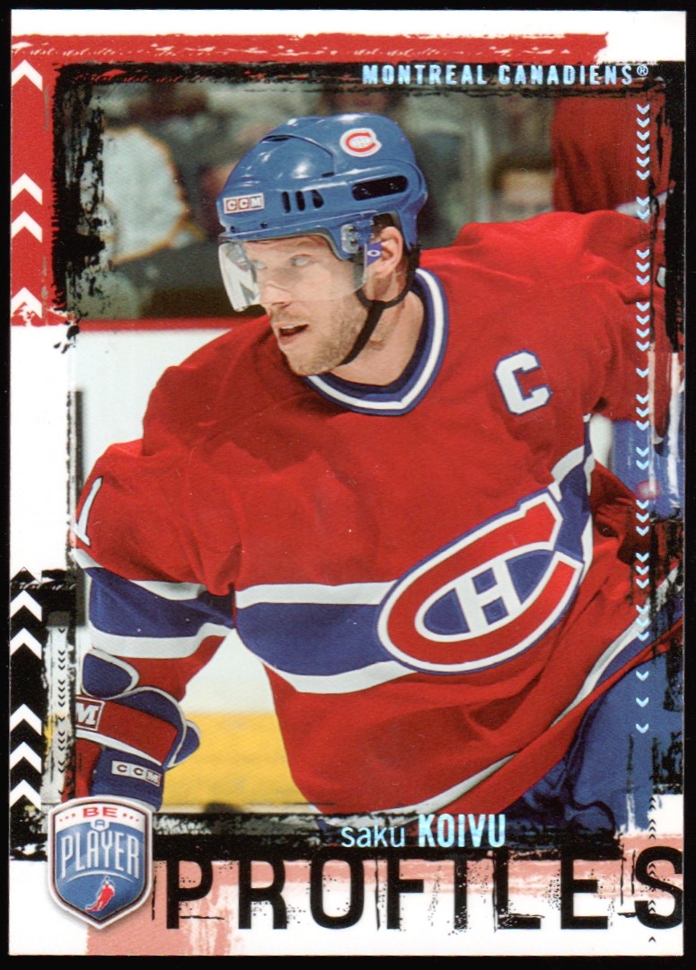 2006-07 Be A Player Profiles #PP7 Saku Koivu 309/499 (image for) 2006-07 Be A Player Profiles #PP7 Saku Koivu 309/499