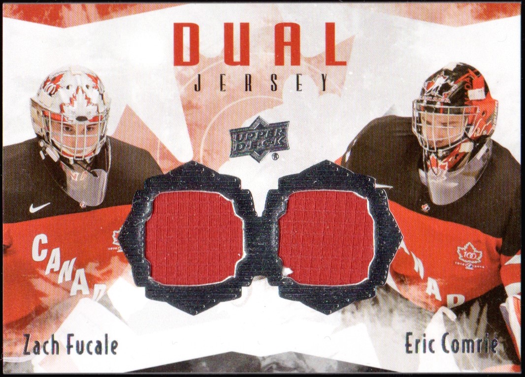 (image for) 2015-16 UD Team Canada Juniors Dual Jerseys #TCDFC Fucale/Comrie