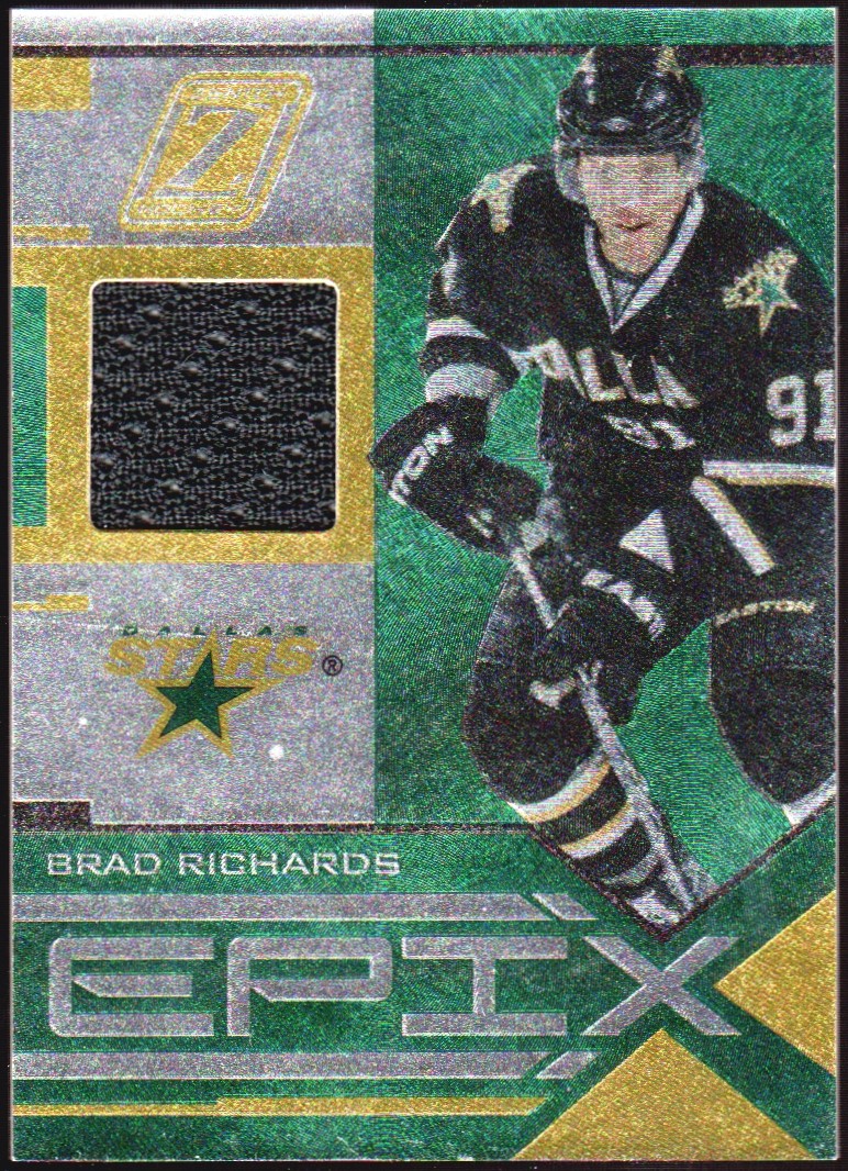 2010-11 Zenith Epix Materials #7 Brad Richards 69/100 (image for) 2010-11 Zenith Epix Materials #7 Brad Richards 69/100