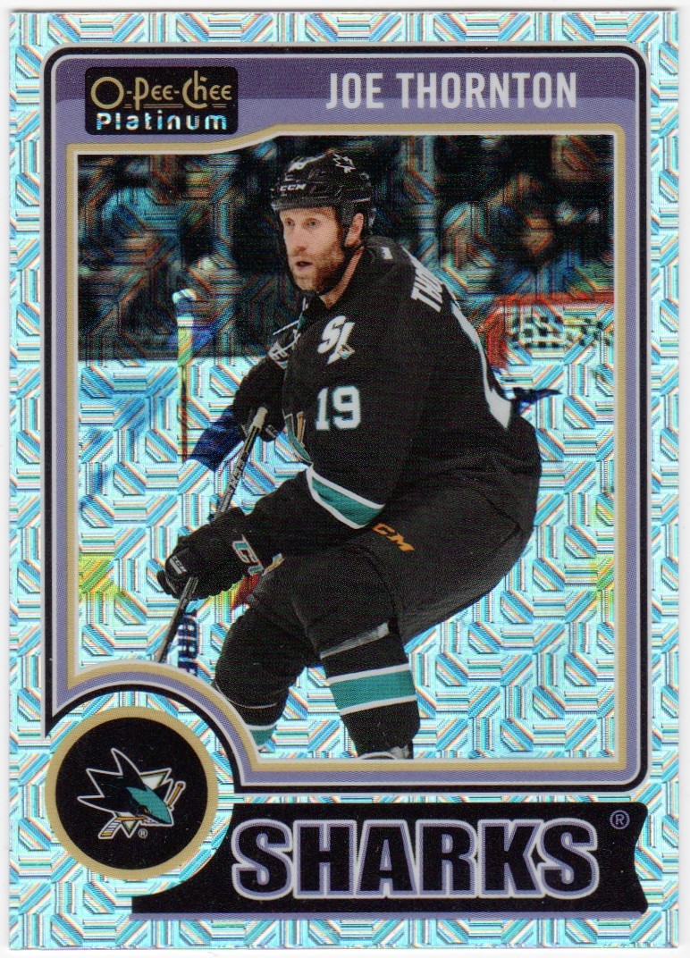 (image for) 2014-15 O-Pee-Chee Platinum Traxx #104 Joe Thornton