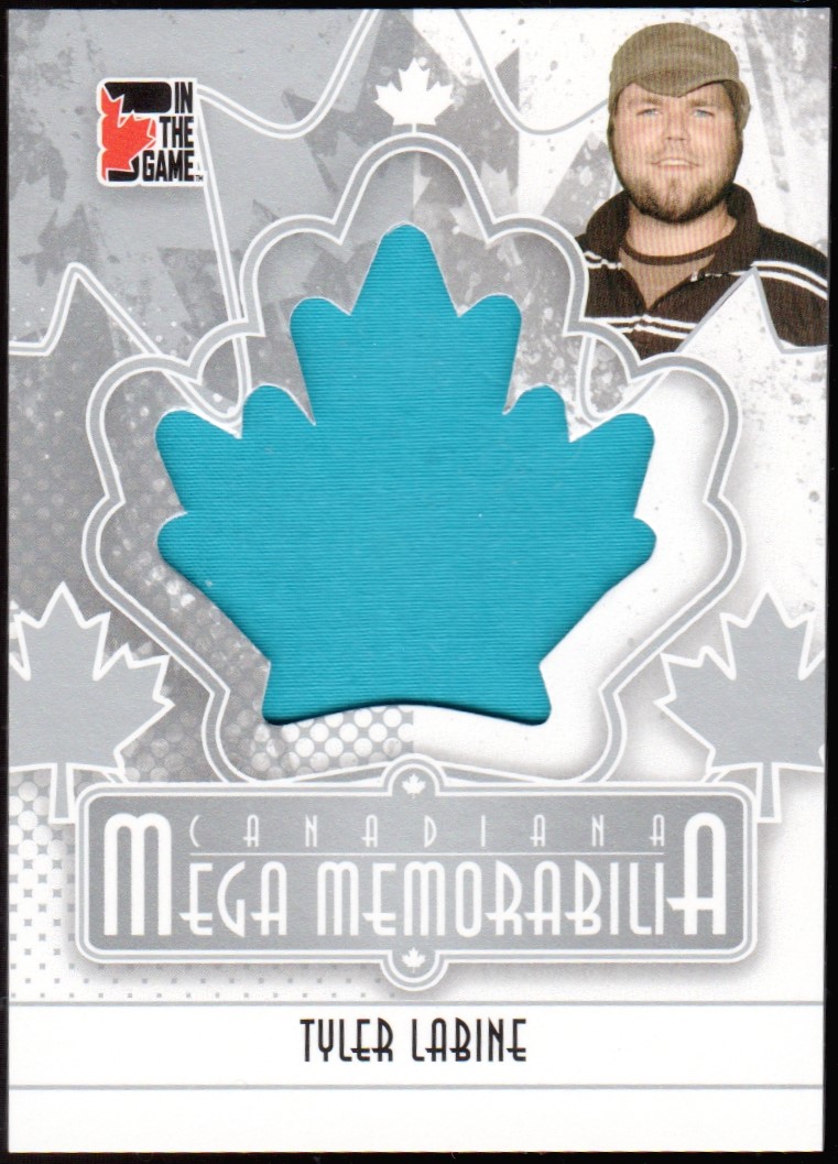 (image for) 2011 In The Game Canadiana Mega Memorabilia #MM26 Tyler Labine
