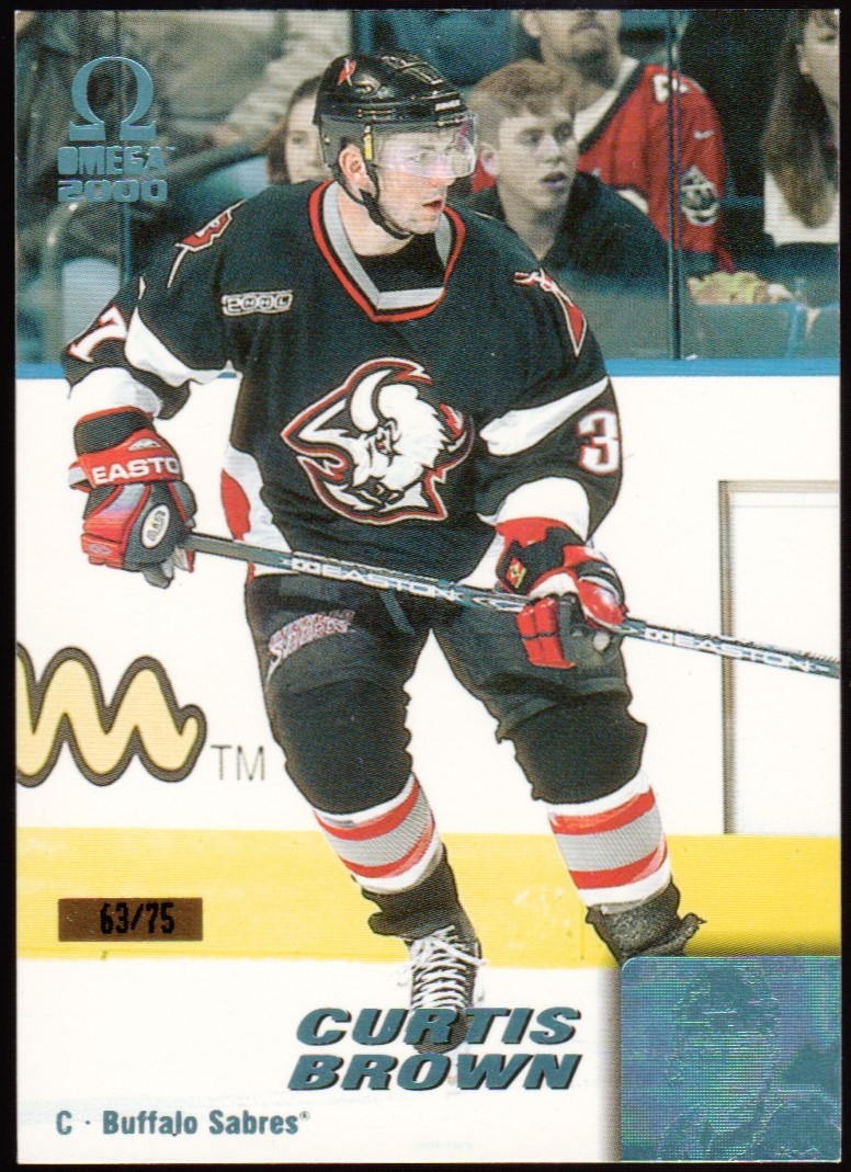 1999-00 Pacific Omega Ice Blue #26 Curtis Brown 63/75 (image for) 1999-00 Pacific Omega Ice Blue #26 Curtis Brown 63/75