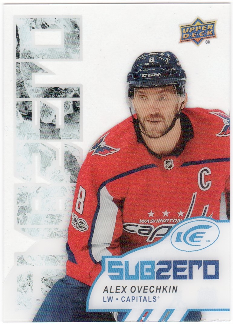 (image for) 2017-18 Upper Deck Ice Sub Zero #SZ28 Alexander Ovechkin