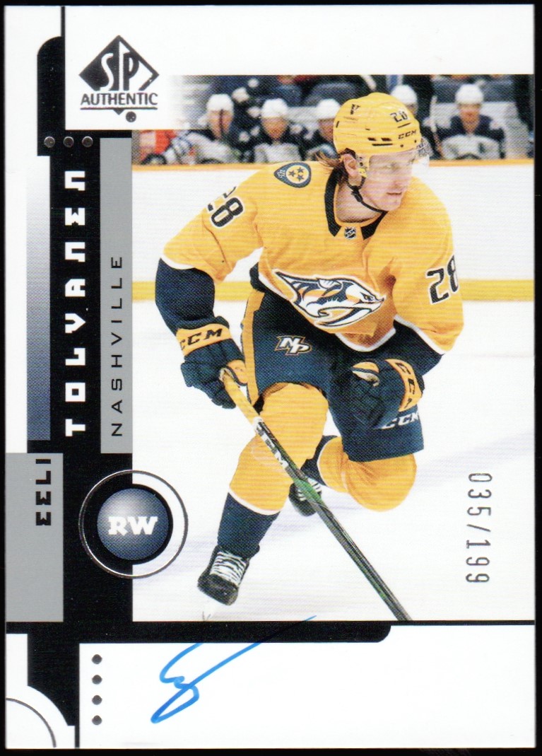 (image for) 2021-22 SP Authentic '01-02 Retro Auto #01RAET Eeli Tolvanen