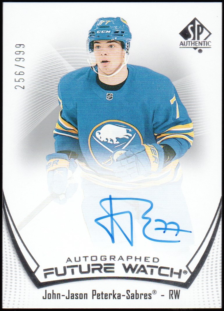 (image for) 2021-22 SP Authentic #152 J.J. Peterka FW AUTO 256/999 RC