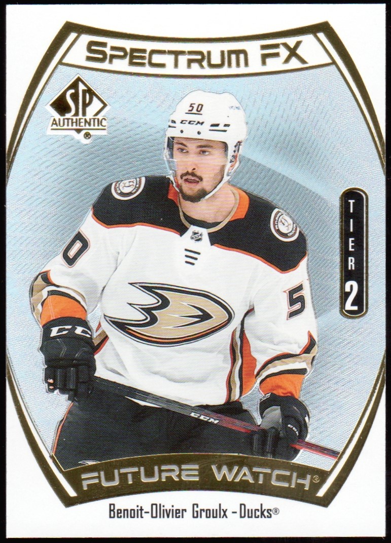 (image for) 2021-22 SP Authentic Spectrum FX #S80 Benoit-Olivier Groulx RC