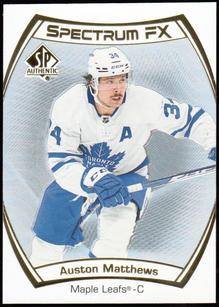 (image for) 2021-22 SP Authentic Spectrum FX #S10 Auston Matthews