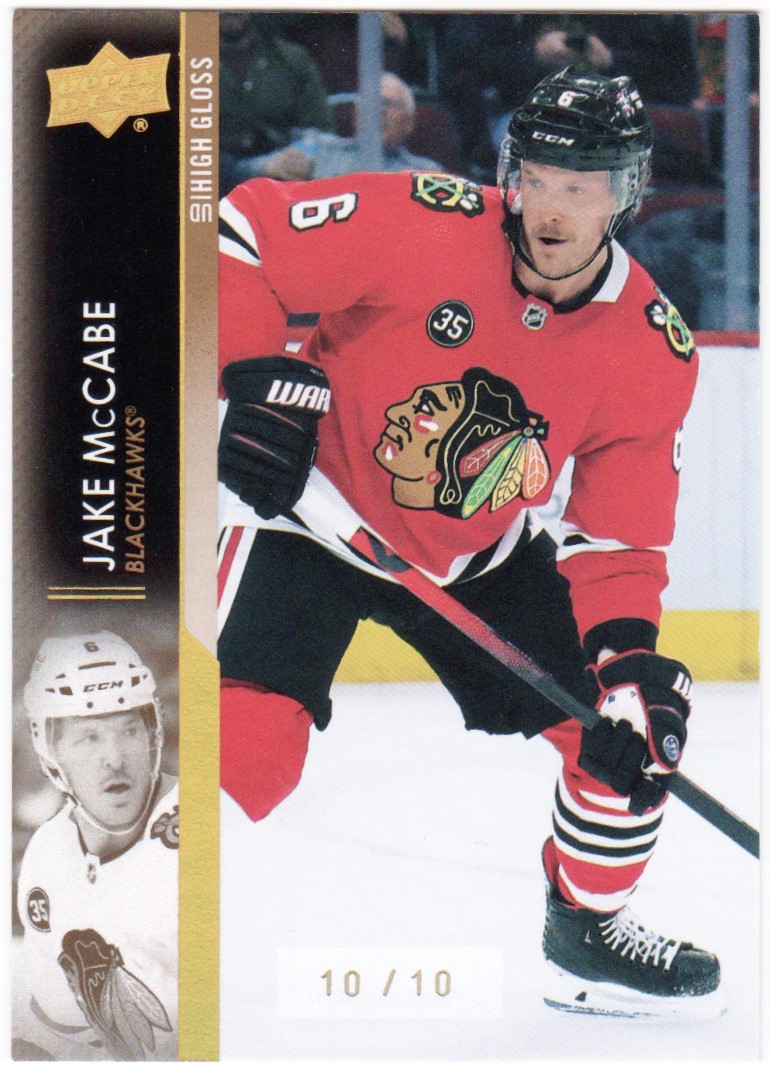 (image for) 2021-22 Upper Deck High Gloss #545 Jake McCabe 10/10