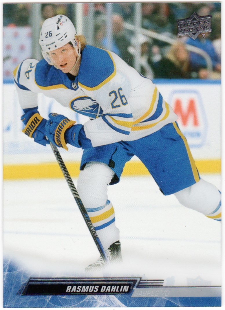 2022-23 Upper Deck Clear Cut #275 Rasmus Dahlin (image for) 2022-23 Upper Deck Clear Cut #275 Rasmus Dahlin