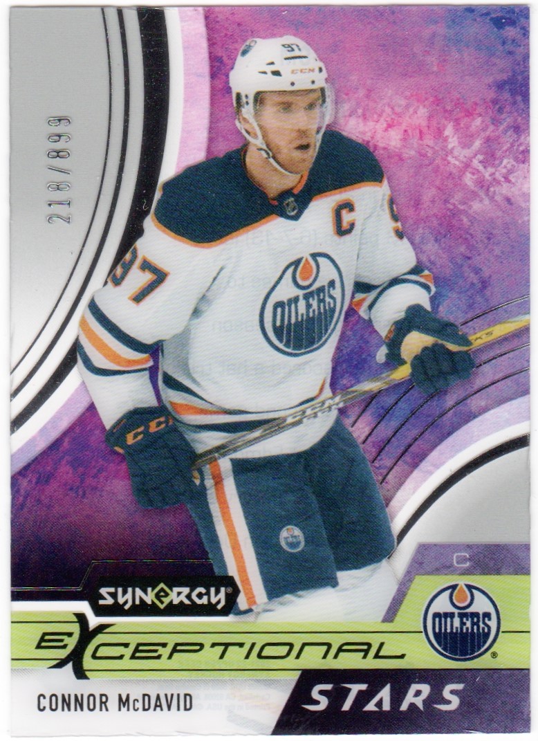 2021-22 Synergy Exceptional Stars #ESCM Connor McDavid 218/899 (image for) 2021-22 Synergy Exceptional Stars #ESCM Connor McDavid 218/899