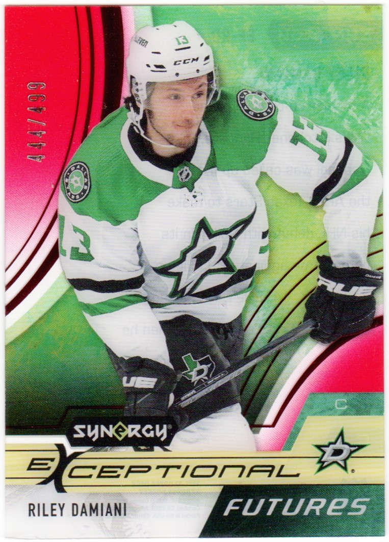 (image for) 2021-22 Synergy Exceptional Futures Red #EFRD Riley Damiani /499