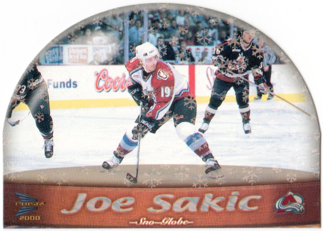 1999-00 Pacific Prism Sno-Globe Die-Cuts #7 Joe Sakic (image for) 1999-00 Pacific Prism Sno-Globe Die-Cuts #7 Joe Sakic