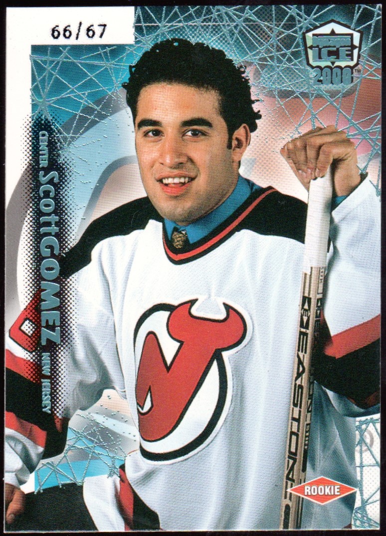 1999-00 Pacific Dynagon Ice Blue #116 Scott Gomez 66/67 (image for) 1999-00 Pacific Dynagon Ice Blue #116 Scott Gomez 66/67