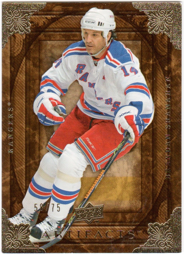 2008-09 Artifacts Gold #36 Brendan Shanahan 58/75 (image for) 2008-09 Artifacts Gold #36 Brendan Shanahan 58/75