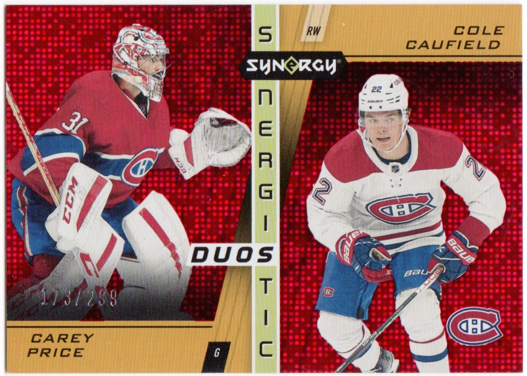 (image for) 2021-22 Synergy Synergistic Duos Red #SD8 Price/Caufield 173/299
