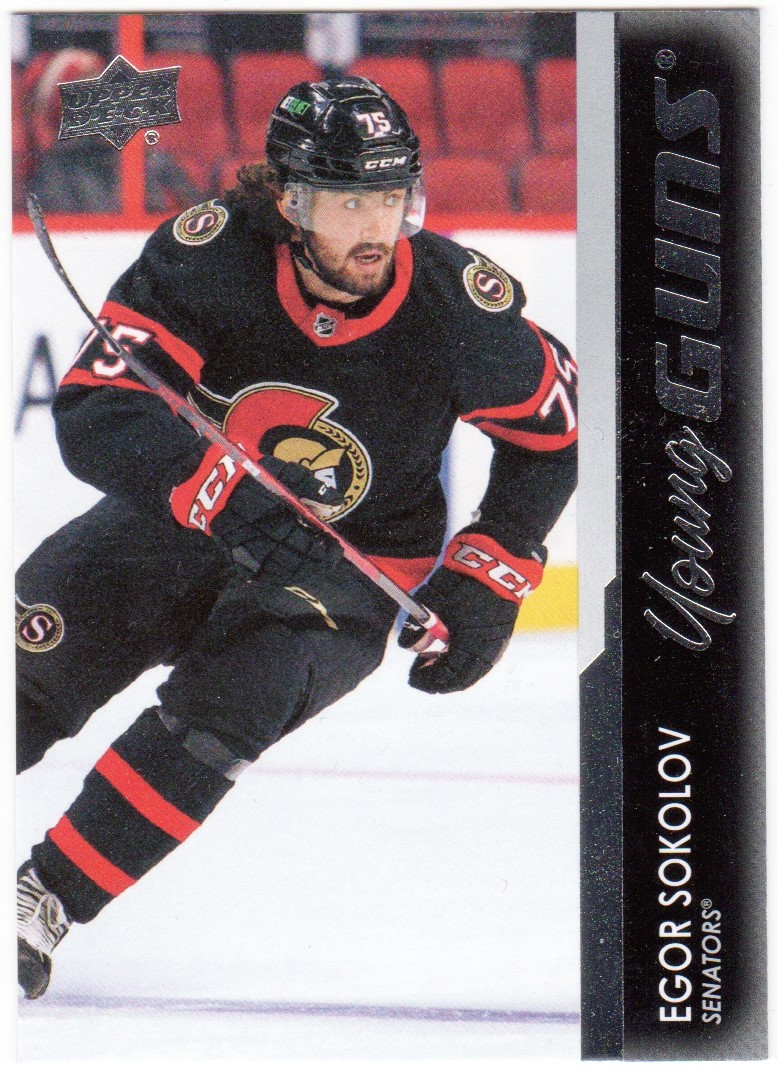 (image for) 2021-22 Upper Deck #717 Egor Sokolov Young Guns YG RC
