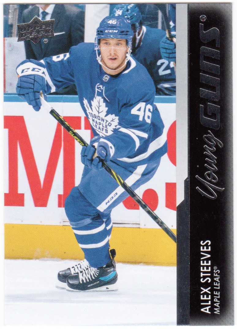(image for) 2021-22 Upper Deck #742 Alex Steeves Young Guns YG RC