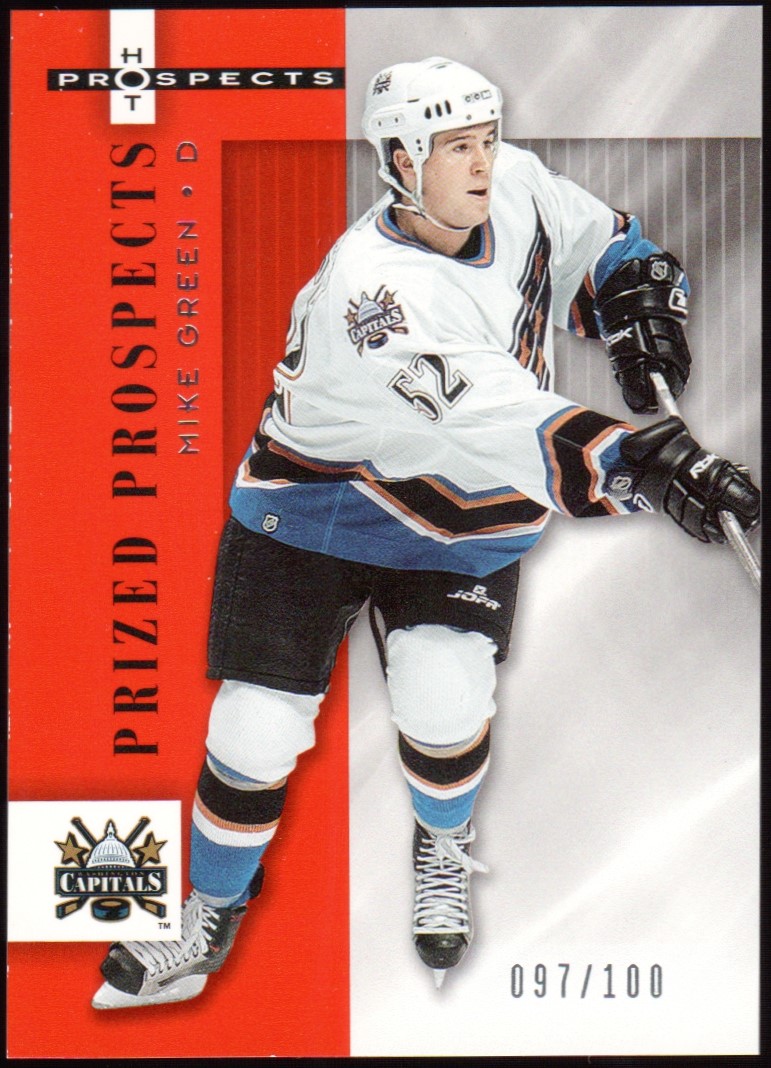 (image for) 2005-06 Hot Prospects Red Hot #183 Mike Green 97/100 RC