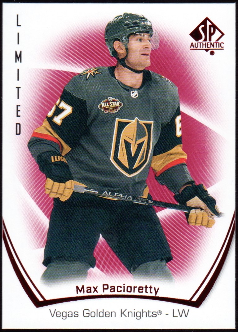 2021-22 SP Authentic Limited Red #68 Max Pacioretty (image for) 2021-22 SP Authentic Limited Red #68 Max Pacioretty