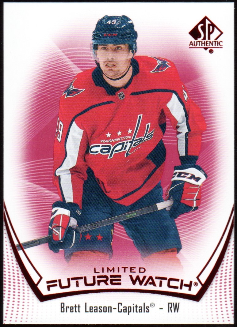 2021-22 SP Authentic Limited Red #168 Brett Leason FW (image for) 2021-22 SP Authentic Limited Red #168 Brett Leason FW