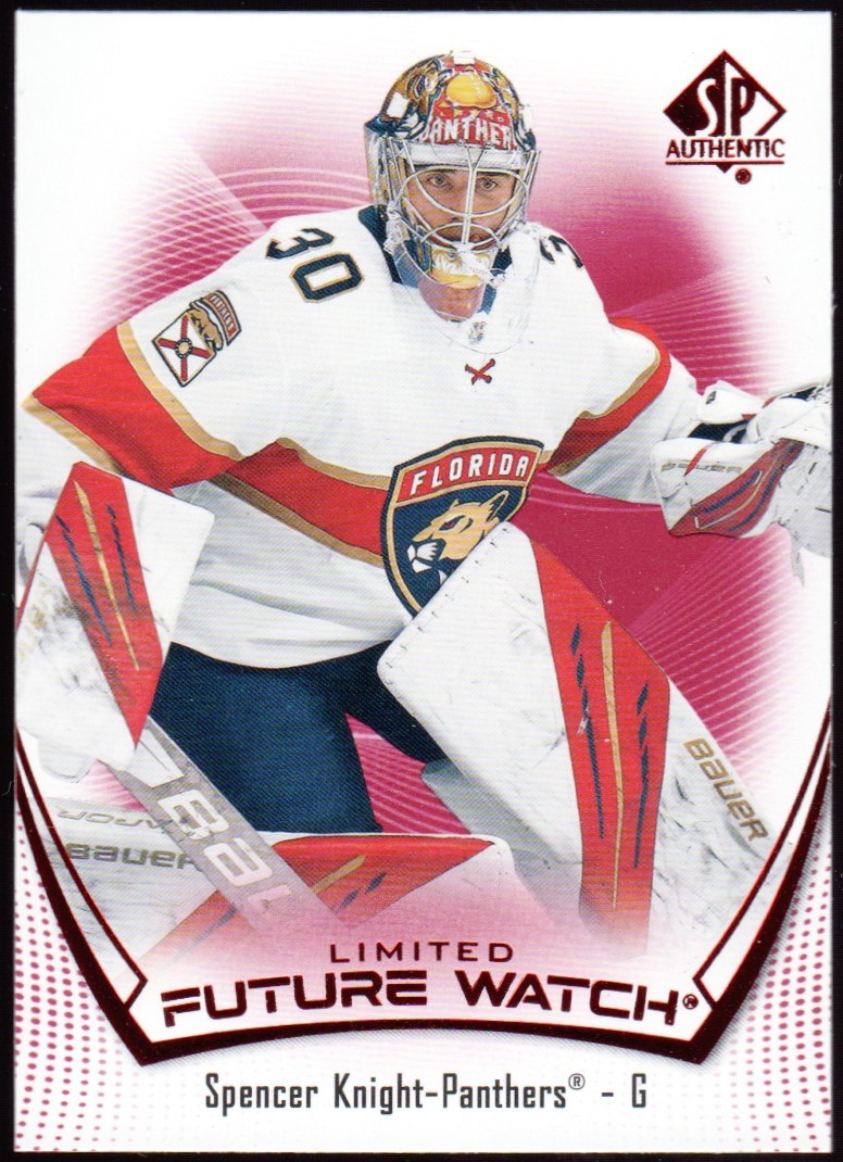 2021-22 SP Authentic Limited Red #111 Spencer Knight FW (image for) 2021-22 SP Authentic Limited Red #111 Spencer Knight FW