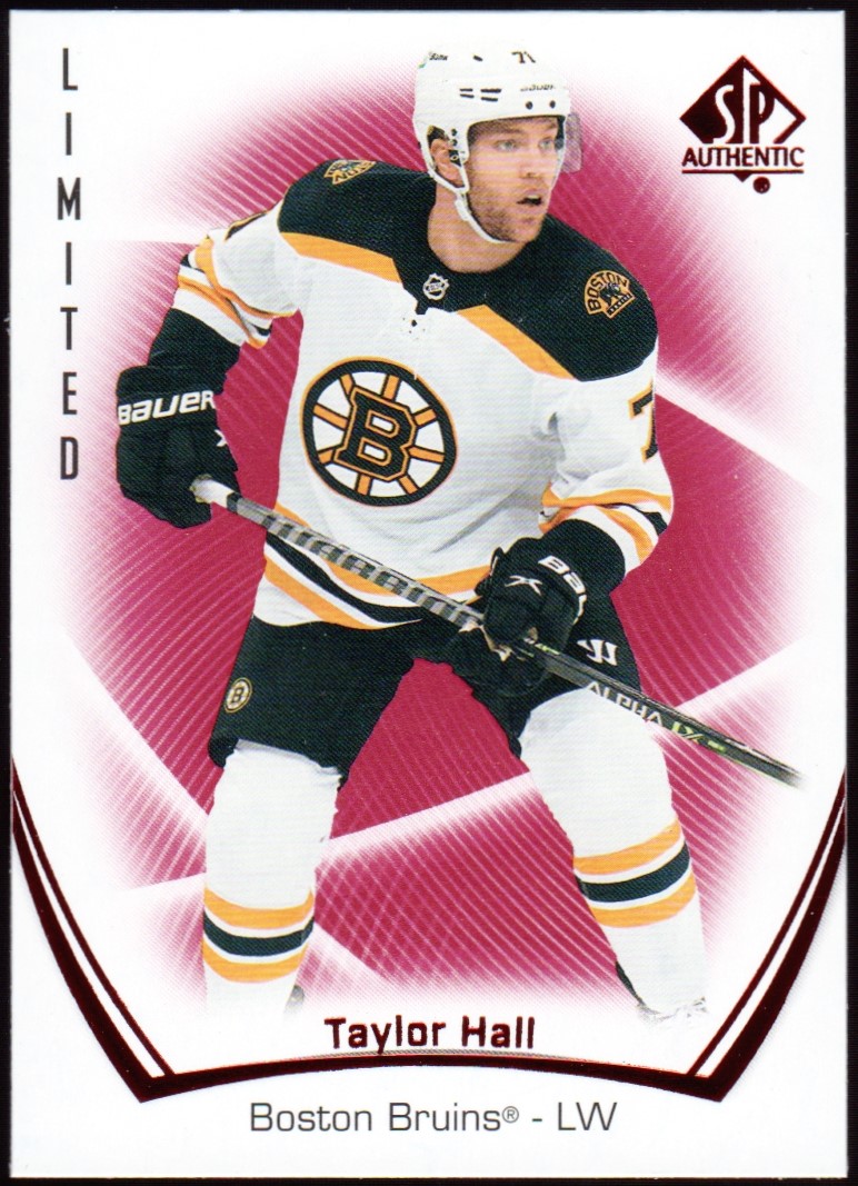 2021-22 SP Authentic Limited Red #29 Taylor Hall (image for) 2021-22 SP Authentic Limited Red #29 Taylor Hall