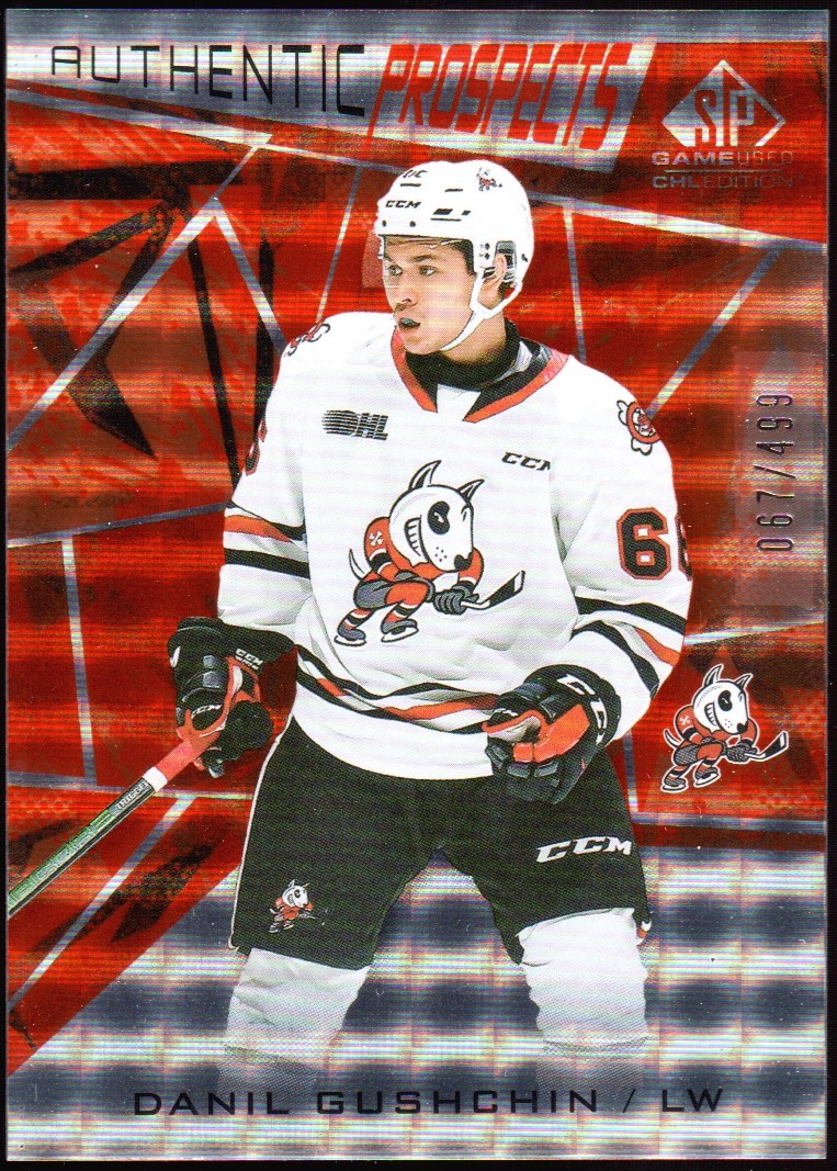 (image for) 2021-22 SP Game Used CHL Orange #3 Danil Gushchin