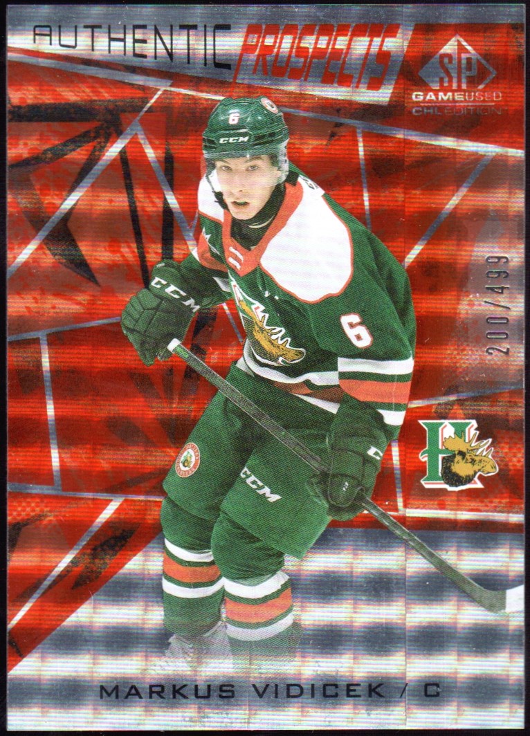 (image for) 2021-22 SP Game Used CHL Orange #12 Markus Vidicek