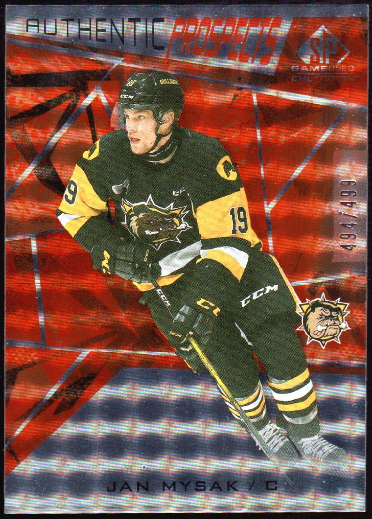 (image for) 2021-22 SP Game Used CHL Orange #56 Jan Mysak