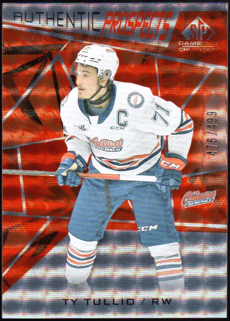 (image for) 2021-22 SP Game Used CHL Orange #23 Tyler Tullio
