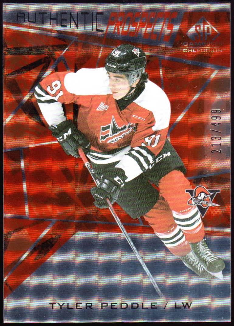 (image for) 2021-22 SP Game Used CHL Orange #28 Tyler Peddle