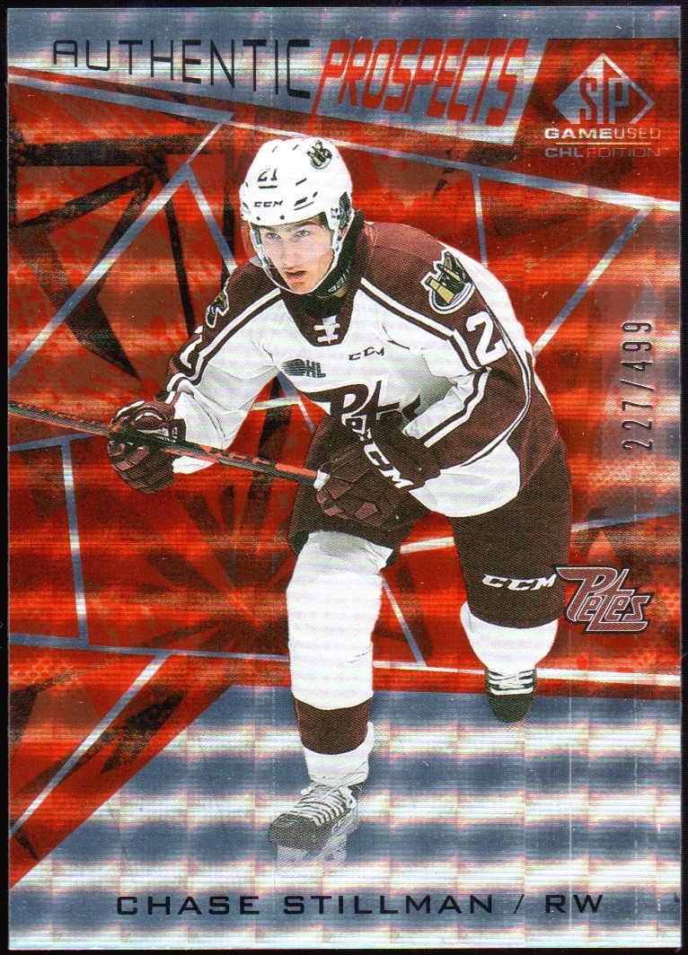 (image for) 2021-22 SP Game Used CHL Orange #20 Chase Stillman